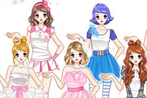 【校服女孩装扮】小游戏下载-校服女孩装扮免