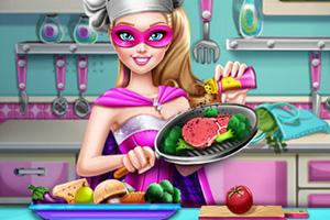 【芭比超人做饭】小游戏下载-芭比超人做饭免